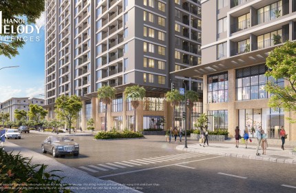 Quỹ căn giá ưu đãi từ chủ đầu tư, căn hộ chung cư 2PN giá từ 62tr/m2 dự án Hà Nội Melody Residences